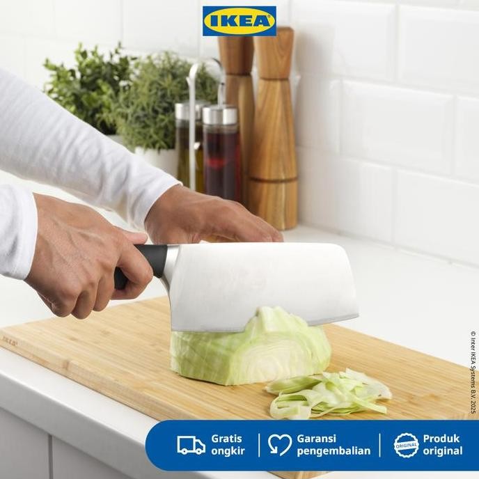 NEW IKEA VORDA Pisau Dapur Untuk Cincang 18cm Baja Daging