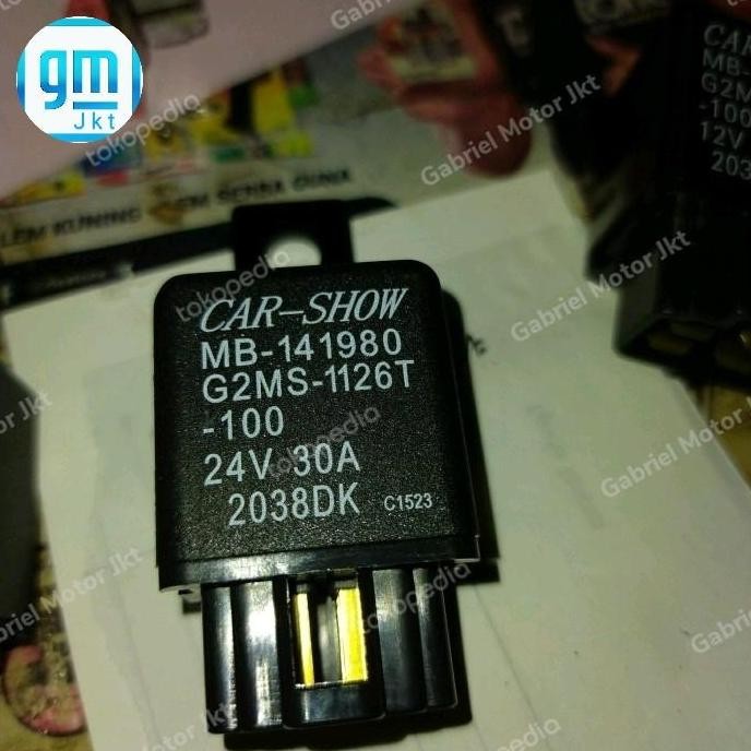 Rellay Carshow Kaki 4 24Volt 30 Ampere Sejajar Restock