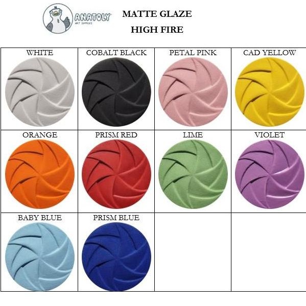 

CHRYSANTHOS MATTE GLAZE - GLASIR CAIR KERAMIK MATTE / DOFF