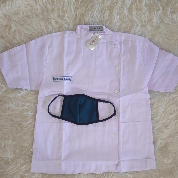 BAJU DOKTER / SERAGAM SEKOLAH /  DOKTER KECIL 1 SAMPAI 6 SD TT