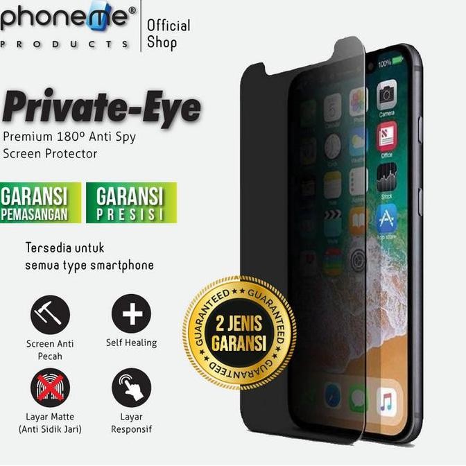 phoneme private eye anti spy privacy film sharp aquos sense 8 / sense8 stok terbatas