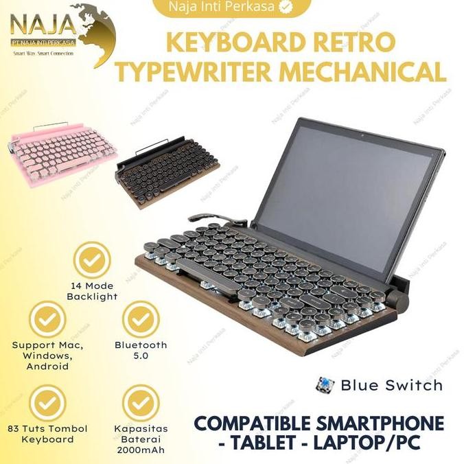 Sale Retro Vintage Mechanical Keyboard | Typewriter Ipad Laptop
