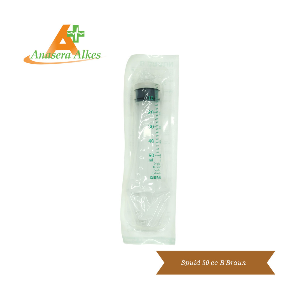 Original Perfusor Syringe 50 ml / Spuid 50 cc Luer Lock B Braun Tanpa Jarum Suntik