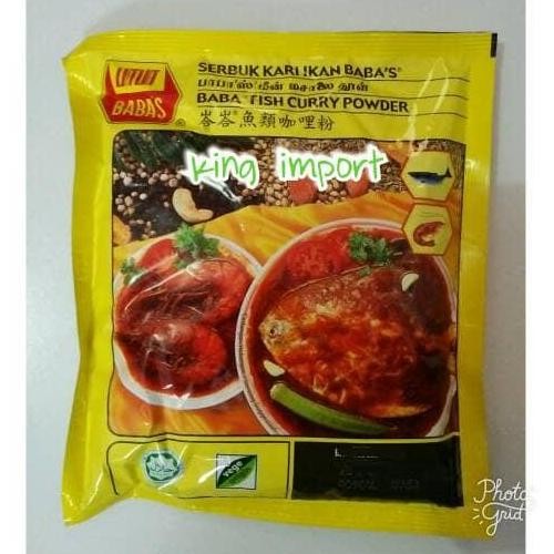 

DISKON! BABA'S FISH CURRY POWDER 250G - BUMBU KARI IKAN KHAS INDIA PEDAS GURIH