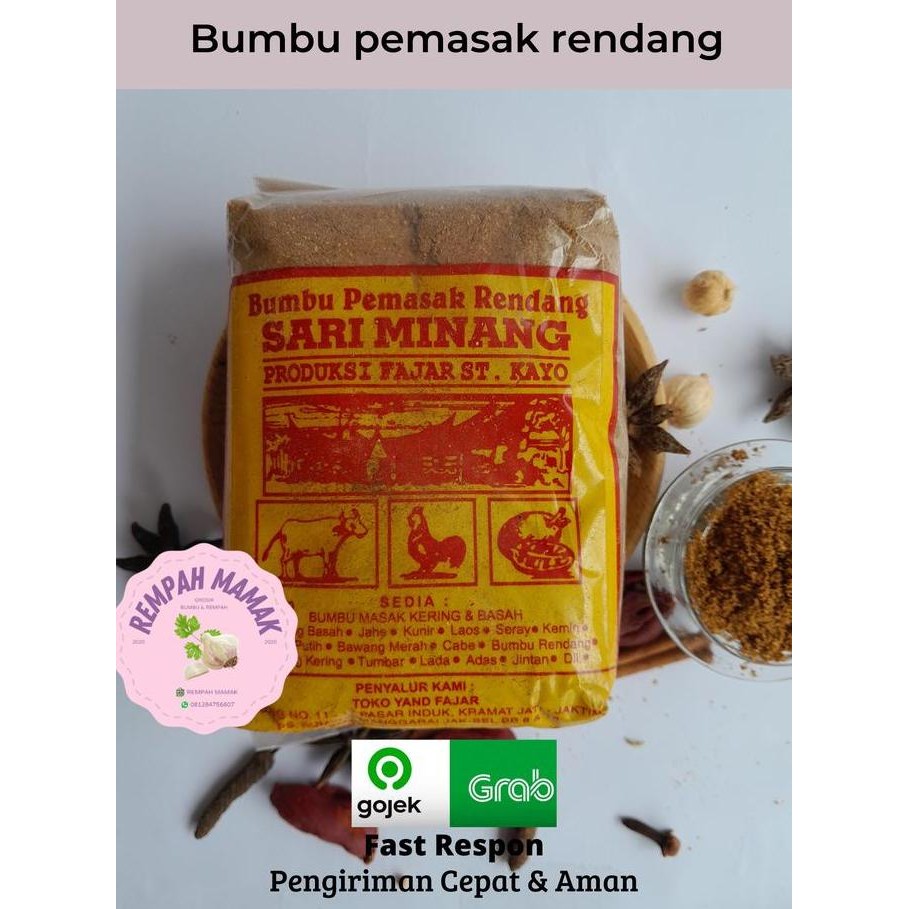 

DISKON! BUMBU RENDANG SARI MINANG 500GR - RACIKAN MASAK PADANG OTENTIK