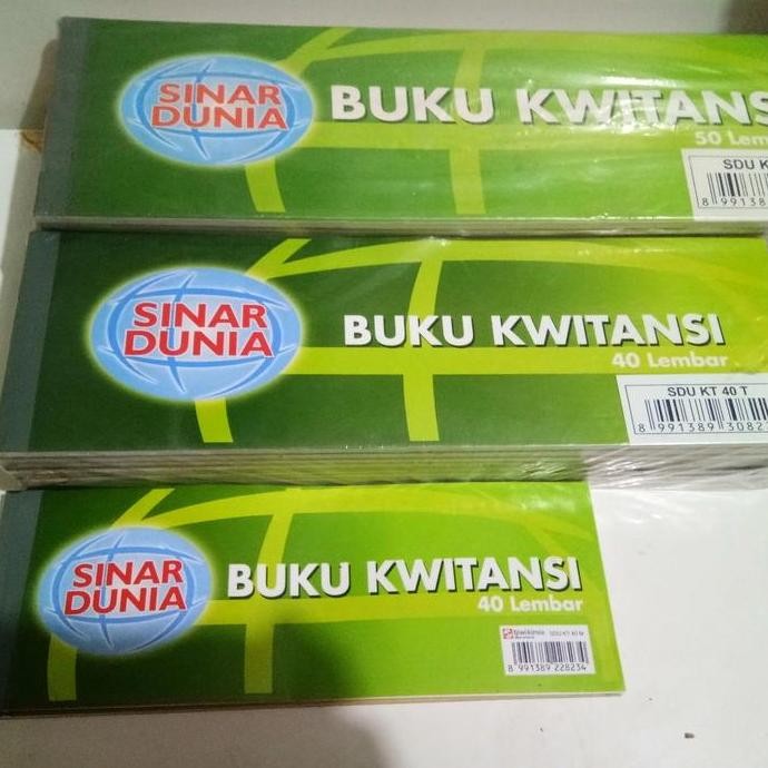 

DISKON! BUKU KWITANSI SINAR DUNIA UKURAN SEDANG | BUKU TANDA PEMBAYARAN