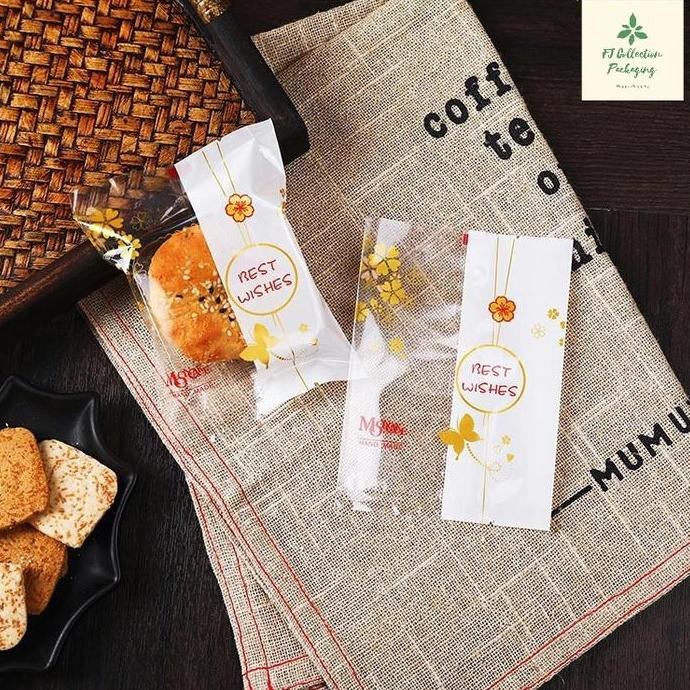 

New Plastik Kemasan Cookies Nastar Mooncake Motif Kue Bulan