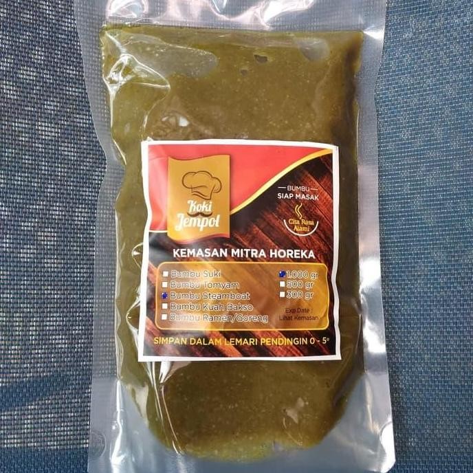 

DISKON! BUMBU MASAK INSTANT STEAMBOAT KOKI JEMPOL 1KG KUAH RESTO PRAKTIS