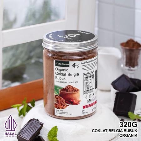 

Coklat Bubuk Belgia Organik Cokelat Belgia Organic Tanpa Gula Halal 320gr