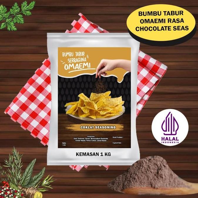 

DISKON! BUMBU TABUR OMAEMI RASA COKLAT 1KG UNTUK KERIPIK & CAMILAN