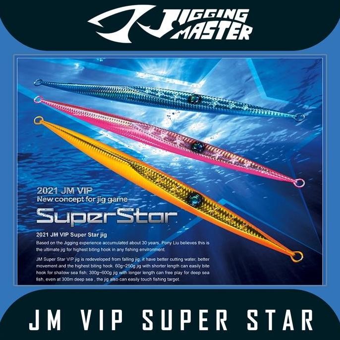 metal jig jigging master vip super star 400gr stok terbatas
