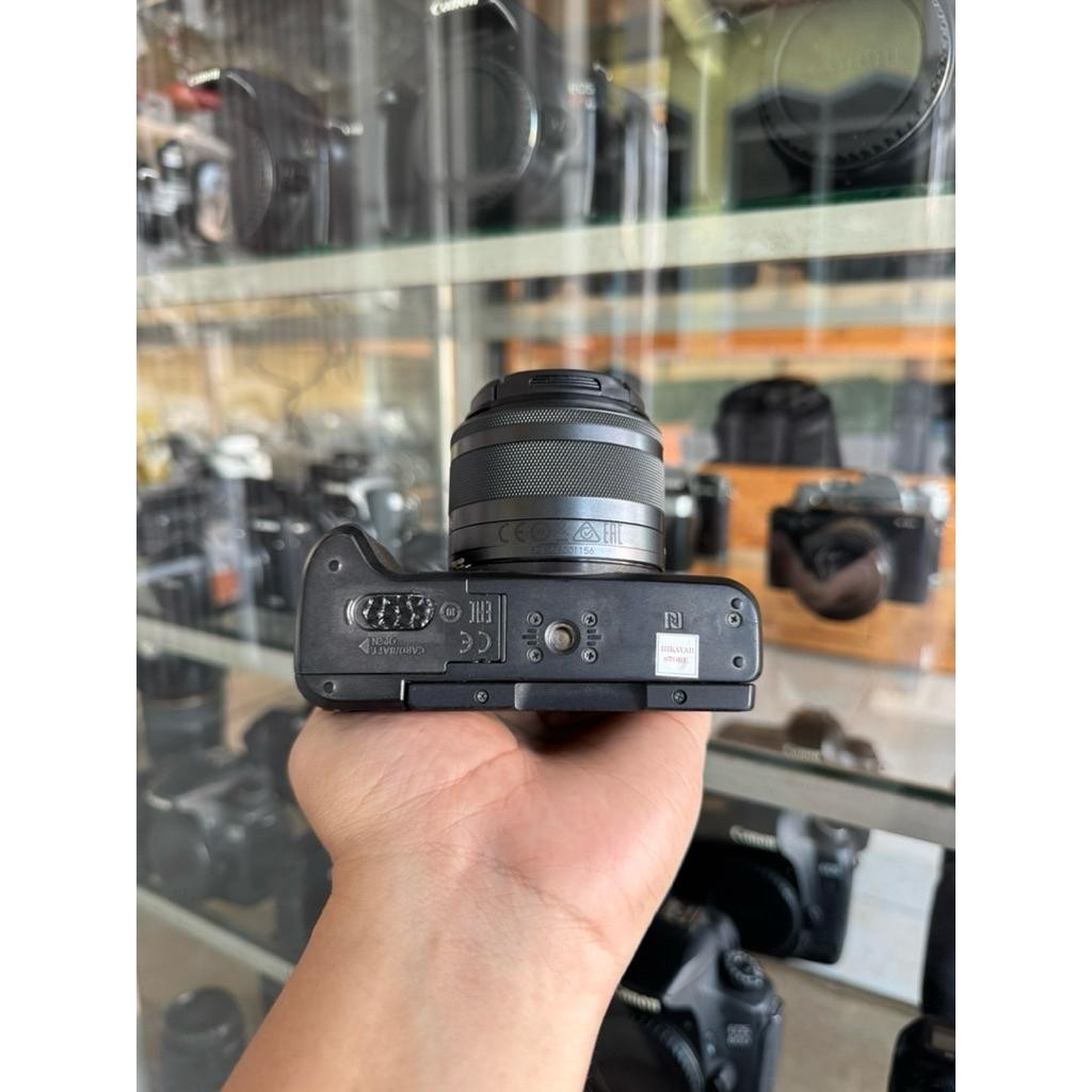 Sv [Kamera Mirrorless] Canon Eos M6 Black Mulus Second Bergaransi Original