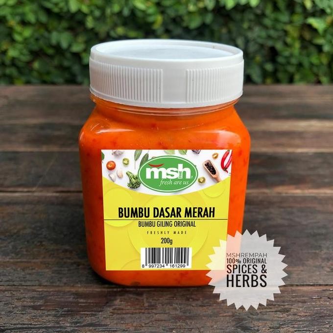 

DISKON! MSH BUMBU DASAR MERAH 200GR BUMBU INSTAN SERBAGUNA
