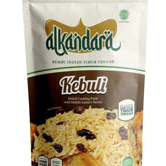 

DISKON! BUMBU NASI KEBULI ALKANDARA 210G - BUMBU KERING NASI KEBULI OTENTIK