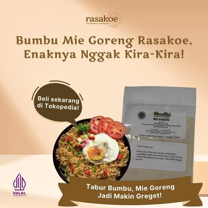 

DISKON! RASAKOE BUMBU MASAK MIE GORENG 1KG - BUMBU MIE GORENG PRAKTIS RASA JUARA