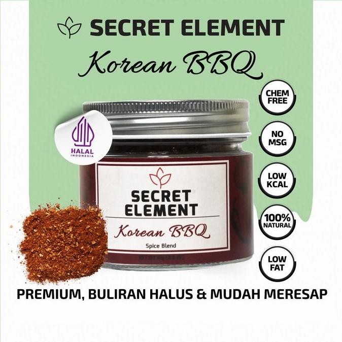 

DISKON! SECRET ELEMENT KOREAN BBQ SPICE BLEND - BUMBU KOREA BBQ ASLI