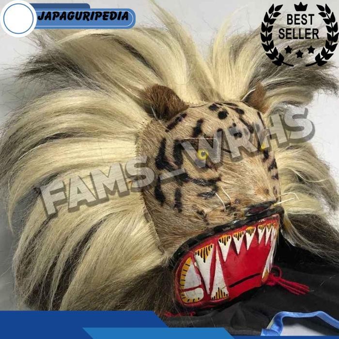 Topeng Macan Reog Ponorogo Terbaik Variasi Macan Putih Jaranan