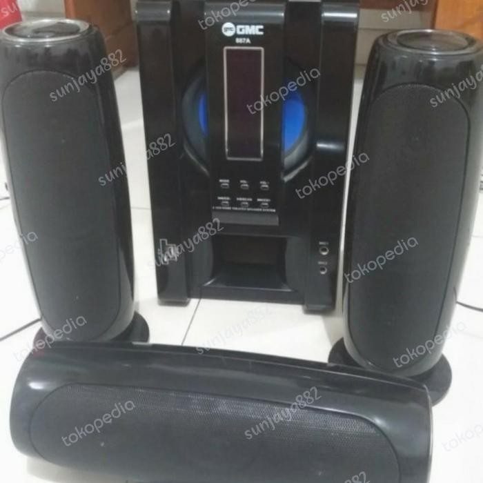SPEAKER AKTIF NON BLUETOOTH GMC 887A USB RADIO KARAOKE SUPERWOFER Berkualitas Terbaru