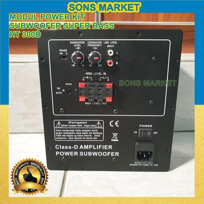 MODUL POWER 20x22 KIT MESIN KIT SUBWOOFER BASS HT 300D EXTRA BASS
