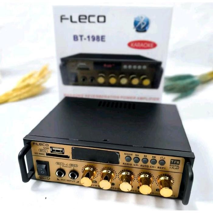 Amplifier Bluetooth Fleco BT-198E Fleco _Amplifier Bluetooth karaoke terbaik