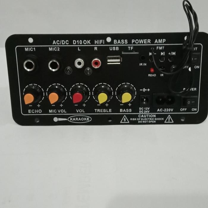 Kit Basstube Amplifier HI FI 10K Stereo Bass power Bluetooth & karaoke