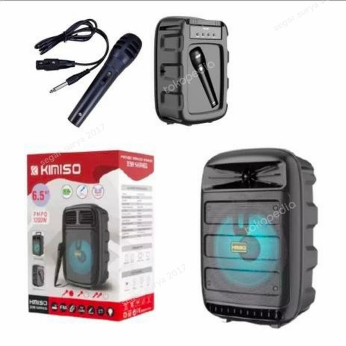 Speaker KIMISO 3385 SPKER BLUETOOTH WIRELESS SUPER BASS PROMO TERMURAH
