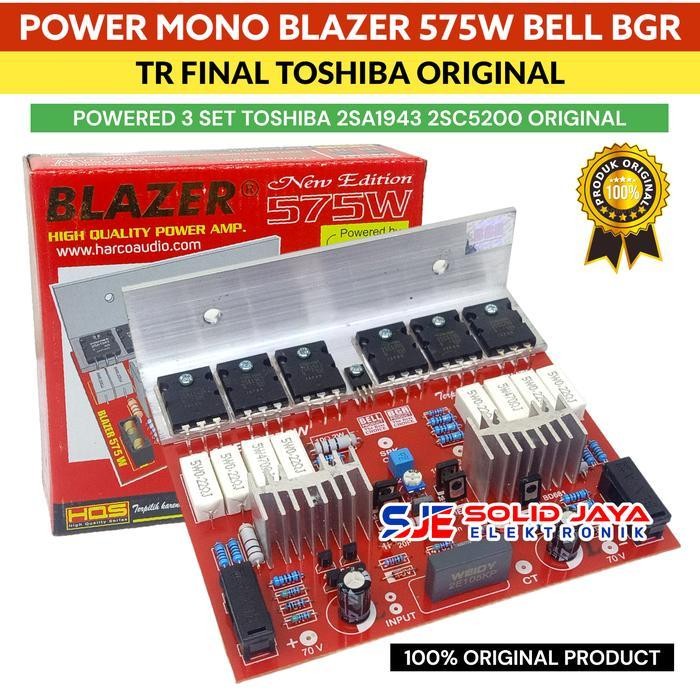 KIT POWER BLAZER 500W 575W 600W MONO 500 WATT W 575 WATT W TR FINAL SANKEN ASLI 2SC3858 2SA1949 TR T