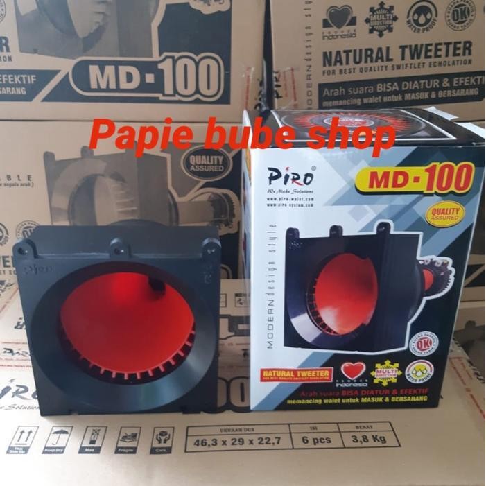 Tweeter Putar Piro MD 100 Anti Air Tweeter Magnet Walet