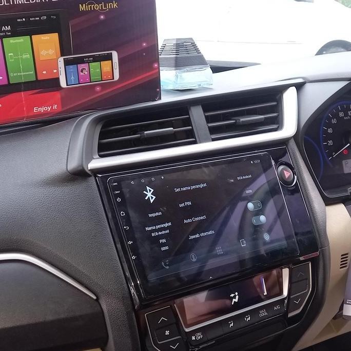 HONDA /BRIO TAHUN 2016 _2023 PASANG HEAD UNIT ANDROID DHD LAYAR 9INCH