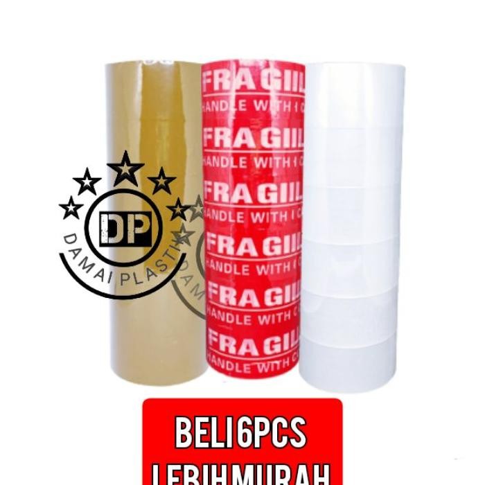 

Lakban Bening Selotip Lakban Coklat Fragile 2Inch 45Mm 100Yrad 100Yr Lakban Unboxing Video Paket