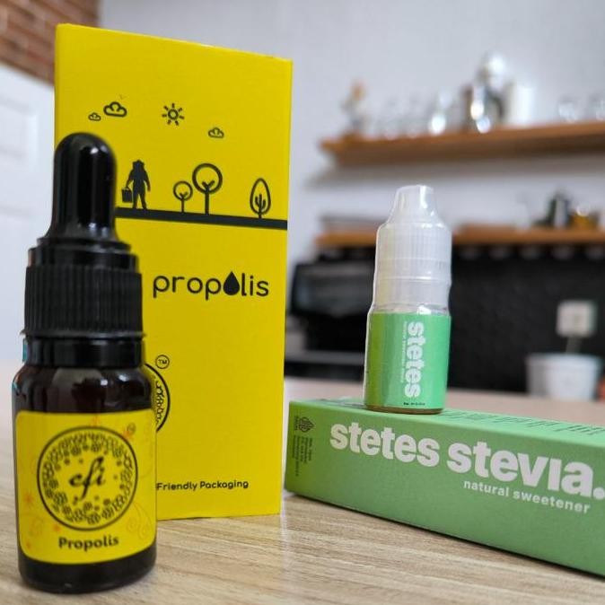 

BEBAS ONGKIR - Paket - EFI Propolis Immune Support + STETES Stevia Natural Sweetener