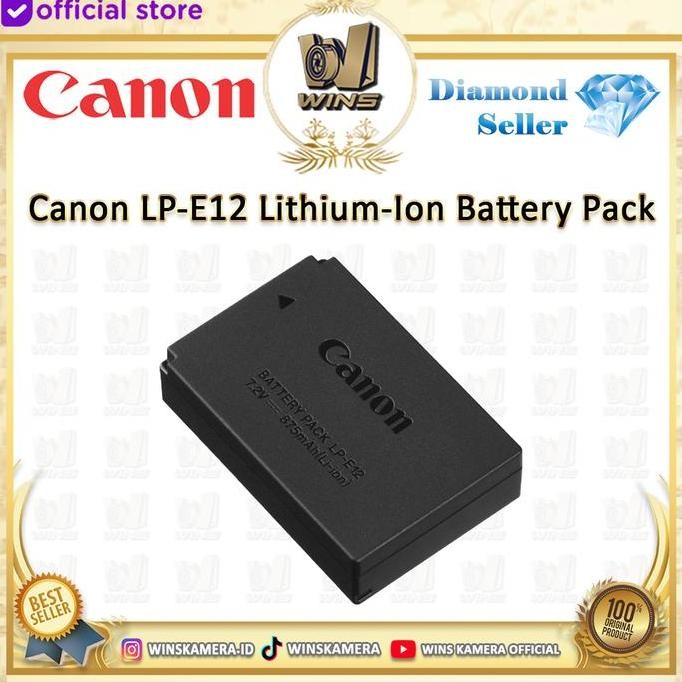 Baterai Canon Lp-E12 / Battery Canon Lp-E12 / Lpe12
