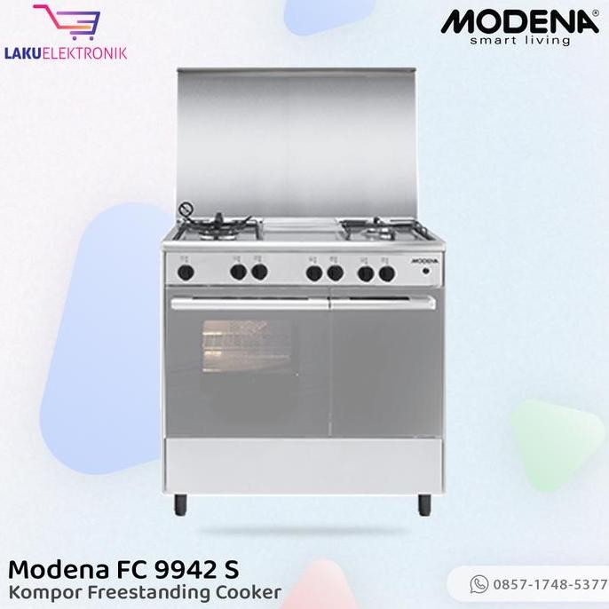 NEW Kompor Gas Oven Free Standing Modena FC 9942 S - Freestanding Cooker