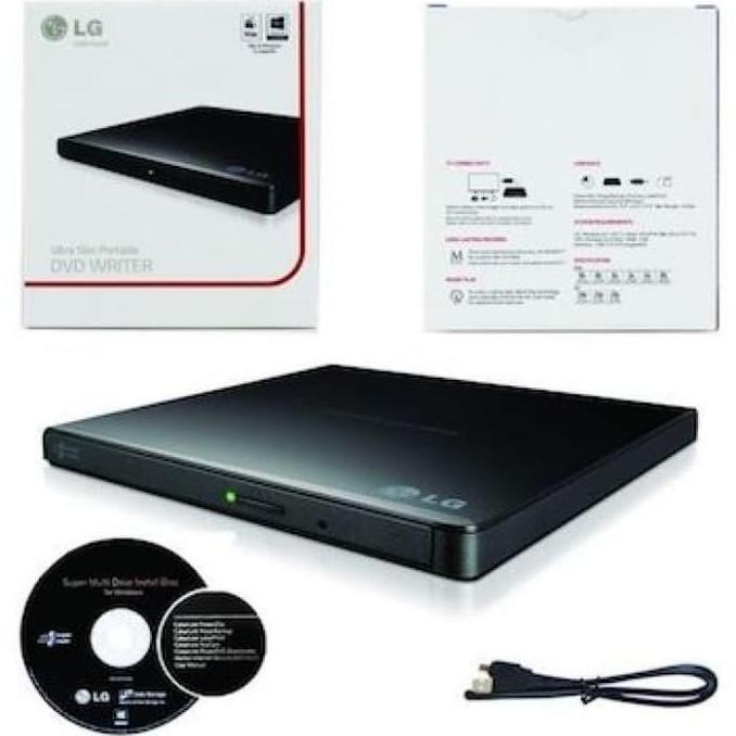 TERBARU - DVD/CD Writer External LG Ultra Slim External DVD Reader/ Writer