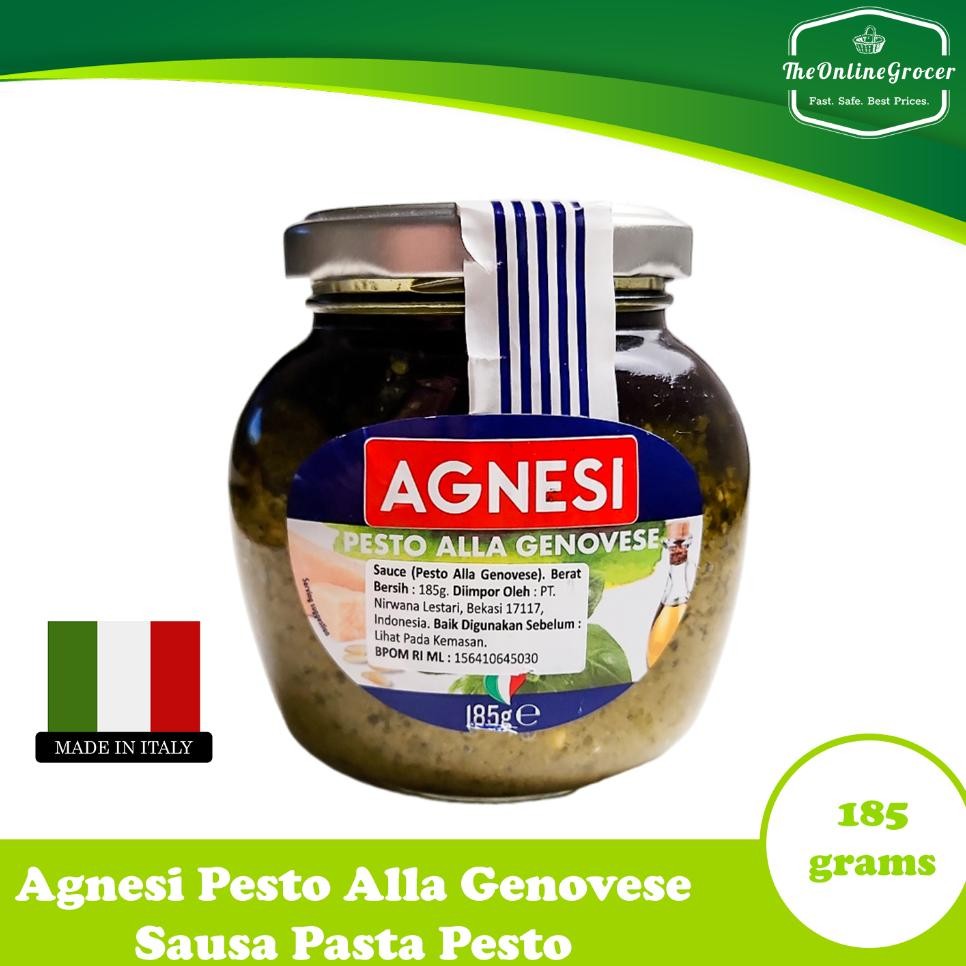 

Agnesi Pesto Alla Genovese 185Gr Saus Pasta Pesto Ala Genovese