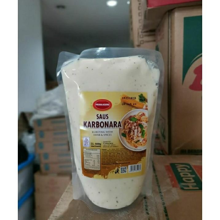 

Prima Agung Saus Carbonara Sauce Spaghetti Gr Pouch