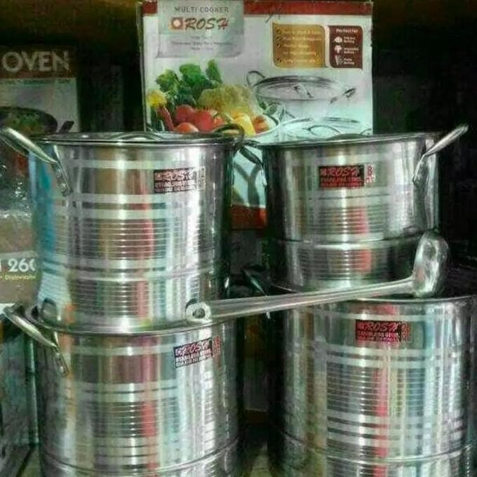 BEBAS ONGKIR - dandang nasi stenlis/steamer poot/kukusan nasi rose 555