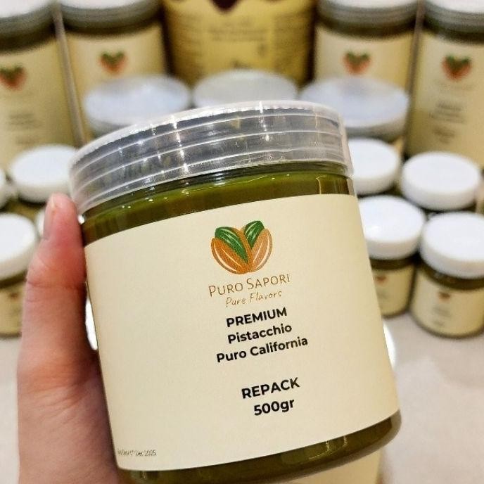 

Mec3 Pistachio Paste Pure California Grams Bahan Gelato Baking Kunafa Coklat Dubai