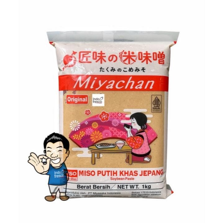 

Miyachan Shiro Miso Paste Pasta Miso Tauco Jepang 1 Kg