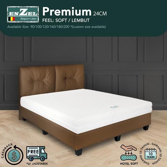 Kasur Latex Enzel Premium (Full Set) Uk 160X200