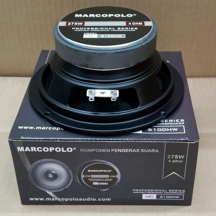SPEAKER MIDRANGE 6 INCH MARCOPOLO 275 WATT 4 OHM LINE ARRAY