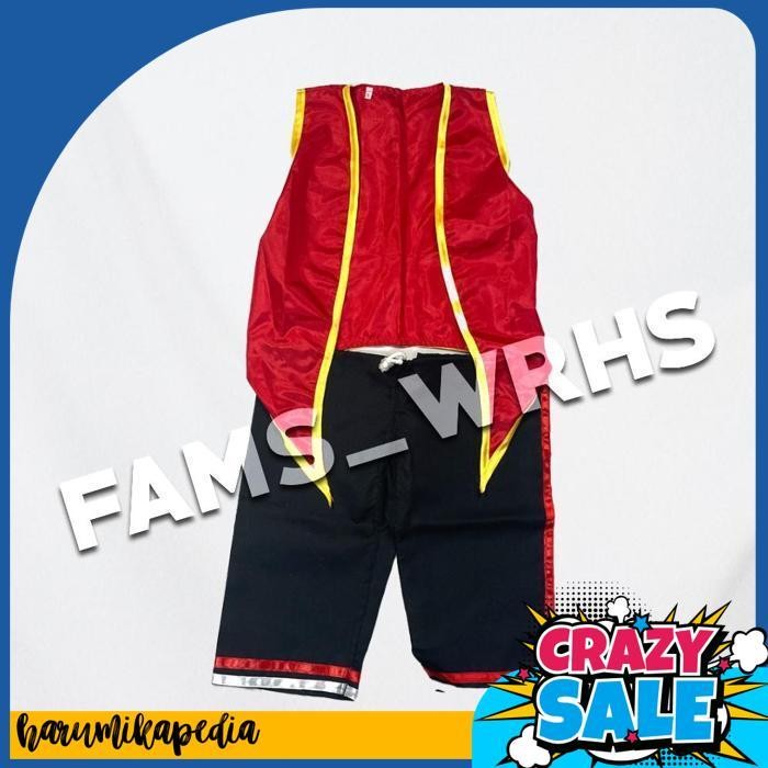 Baju Setelan Ganongan Anak Dewasa Celana Rompi Ganongan Dan Jaranan Real