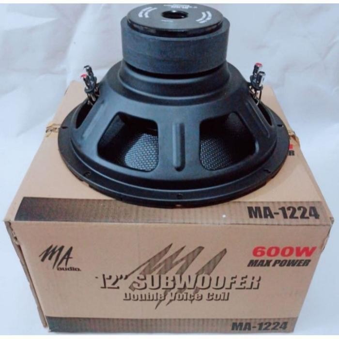 Subwoofer MA Audio 12 inch Double Coil MA Audio 1224 Resmi Original