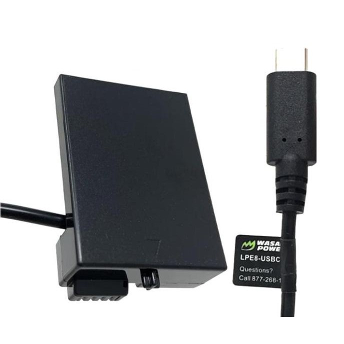 Wasabi Power Battery Dummy For Canon Lp-E8 Lpe8 550D 600D 650D 700D