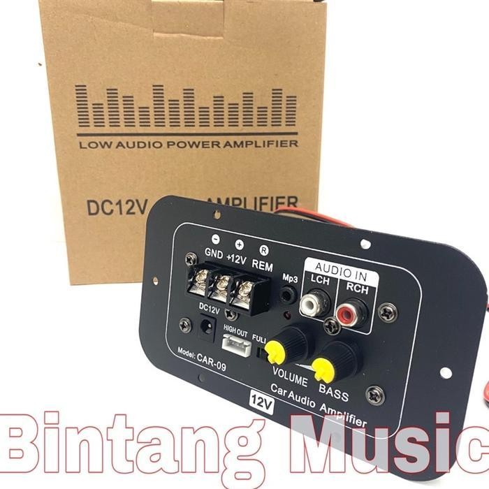 Power Kit Mesin Car09 Mini 12 Volt Basstube Subwoofer Mobil Car 09 ( BISA COD ) Truck