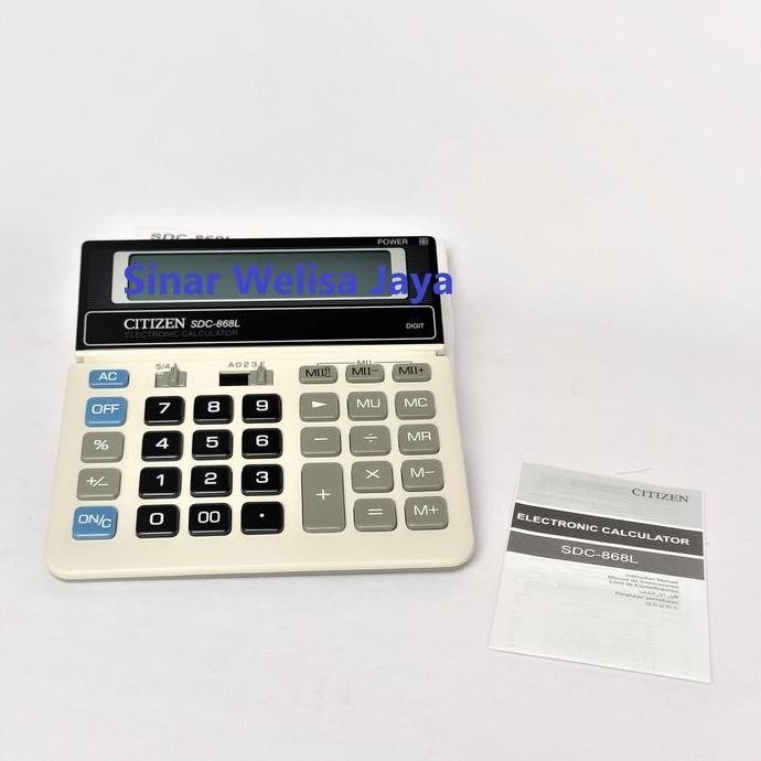 

Citizen Electronic Calculator Sdc- 868L