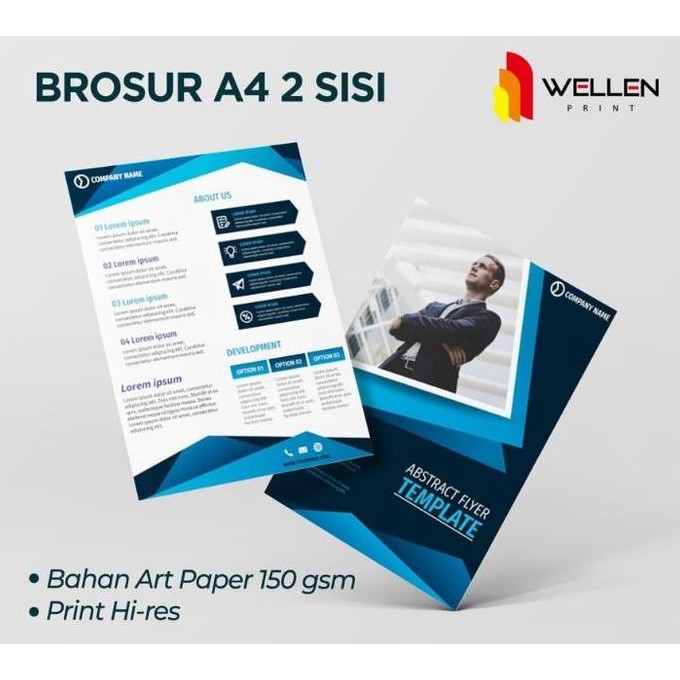 

WELLEN PRINT - Cetak / Print Brosur / Flyer A4 2 Sisi / Dua Muka Art Paper 150 Gr