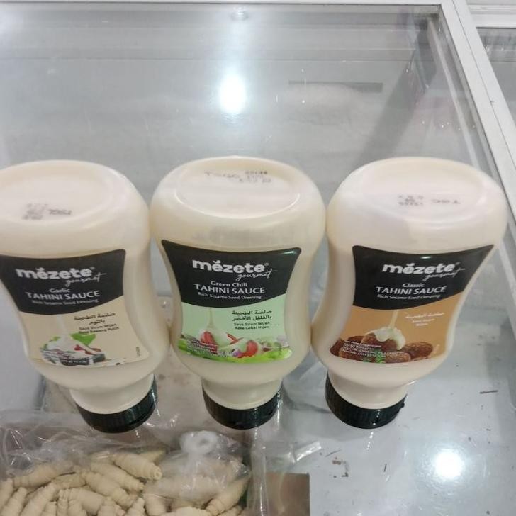 

Mezete Tahini Sauce Garlic Green Chili Classic Berat Bersih 315Gr