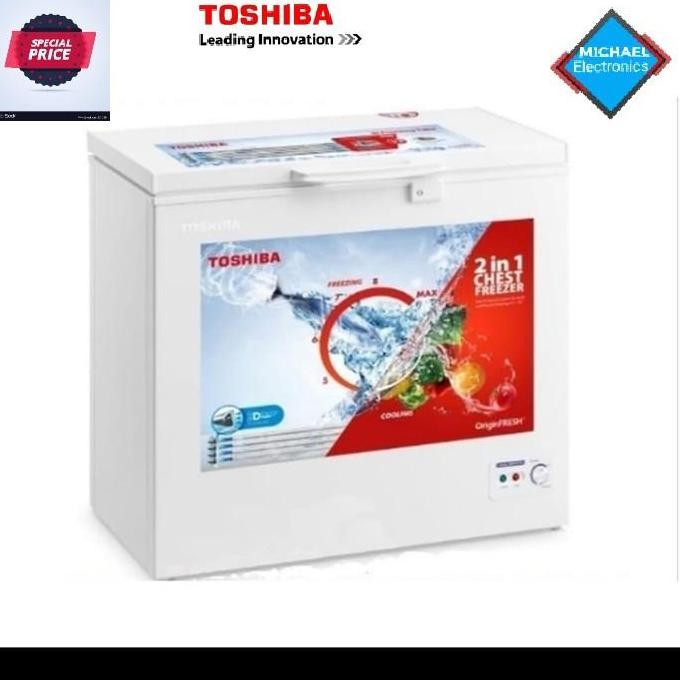 promo chest freezer TOSHIBA 300L CR-A320I