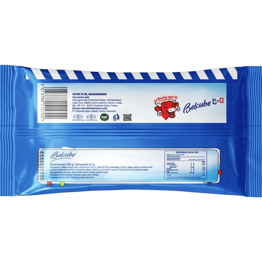 

Ct_C1077 Belcube Cheese Cubes - Keju Mpasi Gfd-12